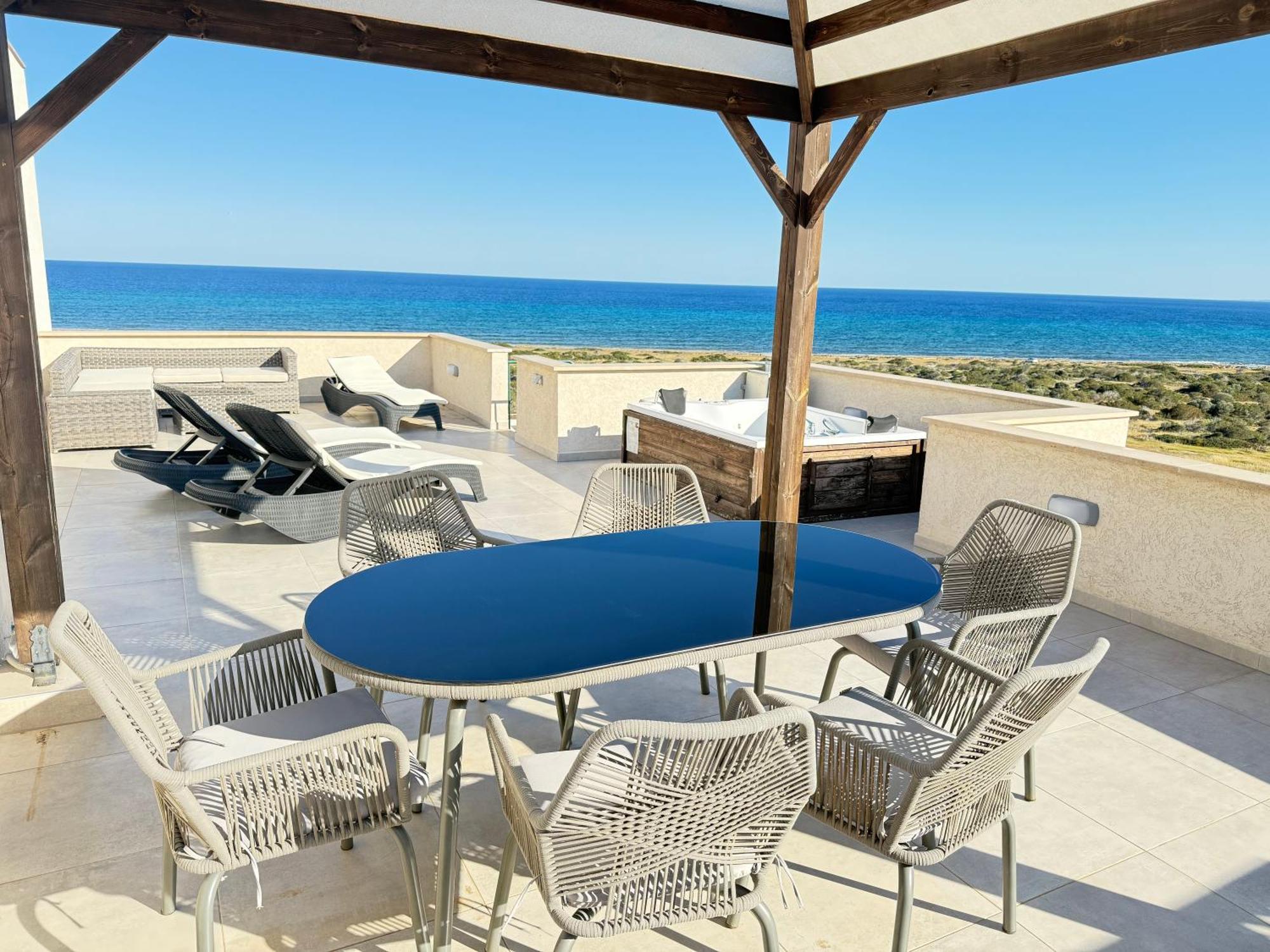 Relaxing Penthouse Suites By The Sea Vokolidha Exterior foto